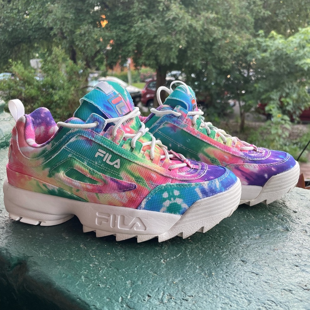 FILA Disruptor II Tie Dye - Size 8